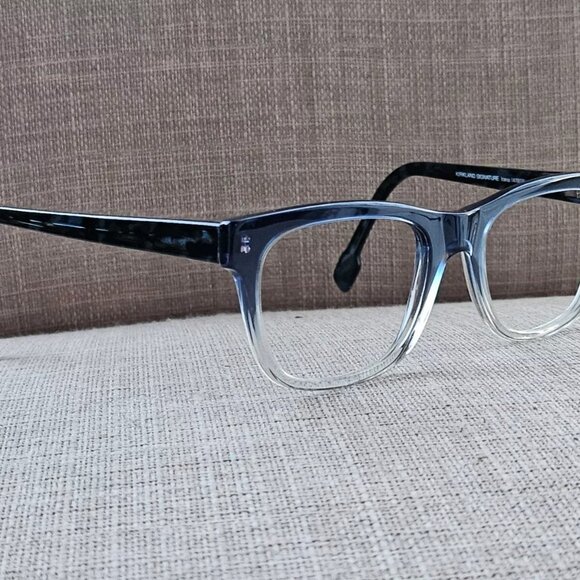 Kirkland Signature Eyeglasses Frame ICARUS BLUE FADE Glasses Made in Italy - Picture 2 of 11